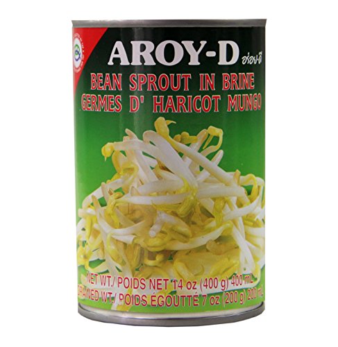 AROY-D Mungbohnen Keimlinge Sprossen 400g / 200g ATG Bean sprout von Aroy-D