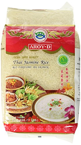 Aroy-D Duftreis, Langkorn Reis 100%, 1er Pack (1 x 5 kg) von Aroy-D