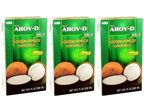 Aroy-D - Kokosmilch - 3er Pack (3 x 500ml) von Aroy-D