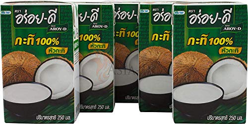 Aroy-D - Kokosmilch mit E435 - 5er Pack (5 x 250ml) von Aroy-D