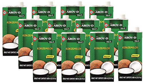 Aroy-D Kokosnussmilch 12 x 1L (mit E435) von Aroy-D