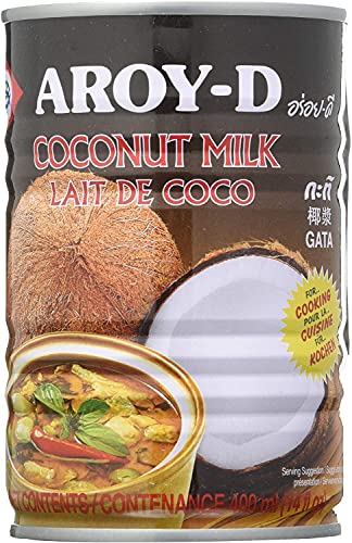 Aroy-D Kokosnussmilch 60% zum Kochen 400 ml Thailand von Aroy-D
