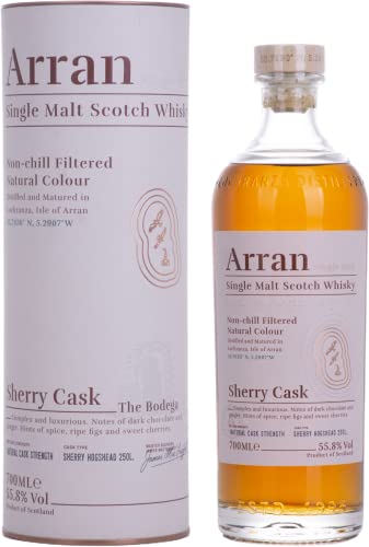ARRAN SHERRY CASK The Bodega - Cask Strength 55,8% Vol 1x0,7L Single Malt Whisky von Arran