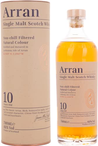 Arran 10 Jahre Single Malt Scotch Whisky (1 x 0.7 l) von Arran