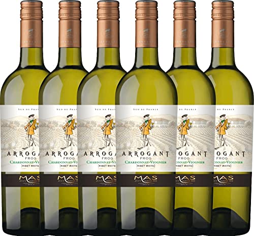 Ribet White Chardonnay Viognier Arrogant Frog Weißwein 6 x 0,75l VINELLO - 6 x Weinpaket inkl. kostenlosem VINELLO.weinausgießer Ribet White Chardonnay Viognier Arrogant Frog Weißwein 6 x 0,75l VINELLO - 6 x Weinpaket inkl. kostenlosem VINELLO.weinausgießer von Arrogant Frog