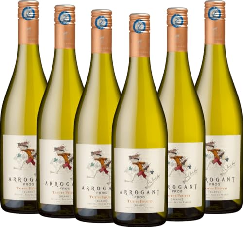 Tutti Frutti Blanc - Arrogant Frog - Weißwein 6 x 0,75l VINELLO - 6er - Weinpaket inkl. kostenlosem VINELLO.weinausgießer Tutti Frutti Blanc - Arrogant Frog - Weißwein 6 x 0,75l VINELLO - 6er - Weinpaket inkl. kostenlosem VINELLO.weinausgießer von Arrogant Frog