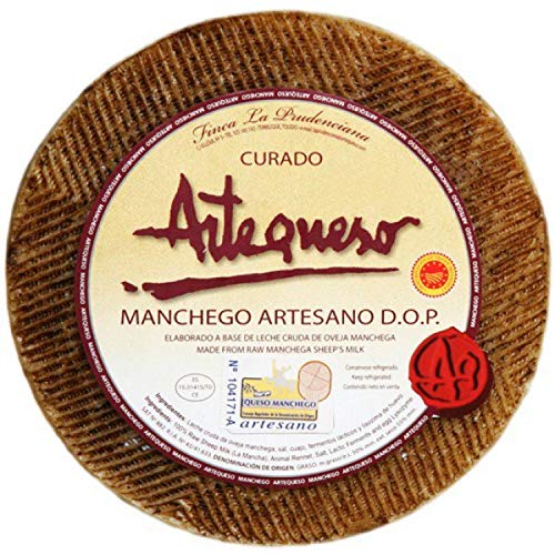 Geräucherter Schafskäse 'DO Manchego' ca. 3 kg - Artequeso Geräucherter Schafskäse 'DO Manchego' ca. 3 kg - Artequeso von Artequeso