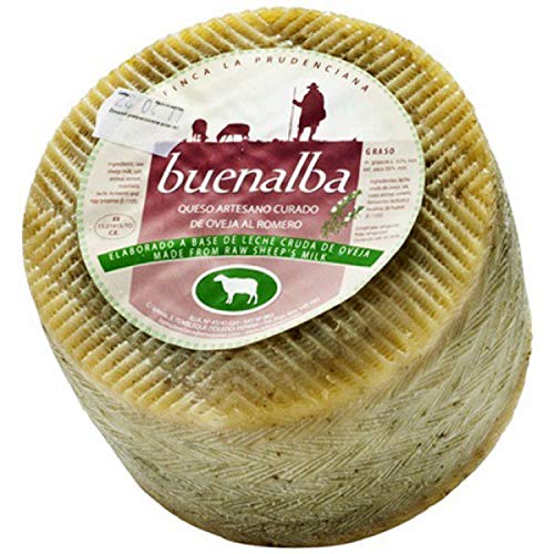 Geräucherter Schafskäse mit Rosmarin von Buenalba ca. 3,2 kg - Artequeso Geräucherter Schafskäse mit Rosmarin von Buenalba ca. 3,2 kg - Artequeso von Artequeso