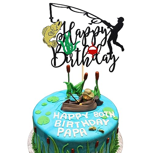 Arthsdite Angeln Kuchen Topper Fischer Geburtstag Party Dekorationen Outdoor Angeln Thema Kuchen Dekoration Jungen Mädchen Geburtstag Party Dekorationen Arthsdite Angeln Kuchen Topper Fischer Geburtstag Party Dekorationen Outdoor Angeln Thema Kuchen Dekoration Jungen Mädchen Geburtstag Party Dekorationen von Arthsdite