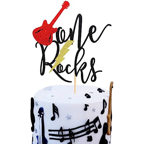 Arthsdite One Rocks Cake Topper – Rock 1. / 1. Geburtstag Dekorationen, Rock n' Roll Age Cake Topper, Rock N Roll Birthday Topper, Gitarre Cake Topper Arthsdite One Rocks Cake Topper – Rock 1. / 1. Geburtstag Dekorationen, Rock n' Roll Age Cake Topper, Rock N Roll Birthday Topper, Gitarre Cake Topper von Arthsdite