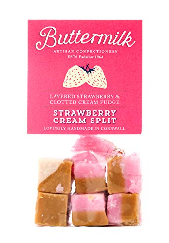 Cornish Buttermilk Strawberry Cream Split Fudge von Buttermilk