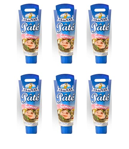 6x AS do MAR Patè Tonno Salmone Lachs Thunfischcreme 100g Streichfähige 6x AS do MAR Patè Tonno Salmone Lachs Thunfischcreme 100g Streichfähige von As Do Mar