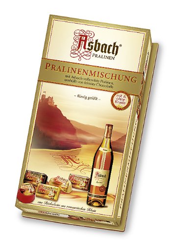 RCP Asbach Pralinenmischung, Mit und ohne Kruste, Flüssige Füllung, Alkoholhaltig, Tolles Geschenk, 2 x 125 g RCP Asbach Pralinenmischung, Mit und ohne Kruste, Flüssige Füllung, Alkoholhaltig, Tolles Geschenk, 2 x 125 g von Asbach-Pralinen