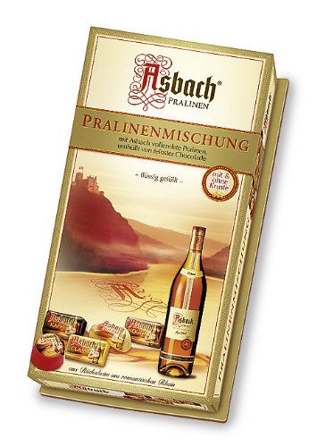 RCP Asbach Pralinenmischung, Mit und ohne Kruste, Flüssige Füllung, Alkoholhaltig, Tolles Geschenk, 2 x 125 g von Asbach-Pralinen