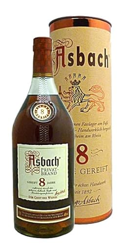 Asbach 15 Jahre Spezialbrand 0,7 Liter + 2 Glencairn Gläser und Einwegpipette von Asbach