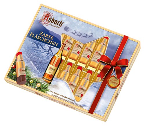 Asbach-Pralinen Weihnachtsfläschchen, 1er Pack (1 x 250 g) von Asbach