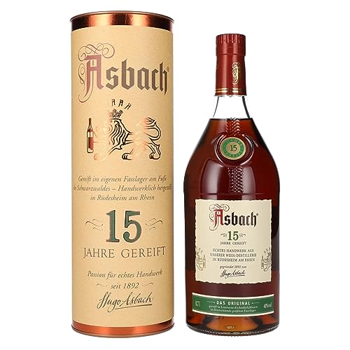 Asbach 15 Jahre inkl. Geschenkverpackung - Weinbrand (1 x 0.7 l) von Asbach