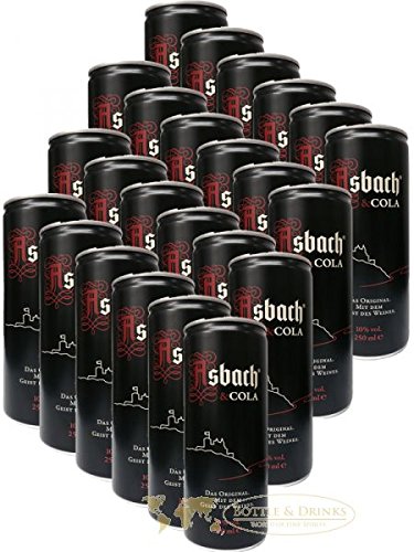 Asbach und Cola 24 x 250 ml Dose inkl. 6 € Pfand EINWEG von Asbach