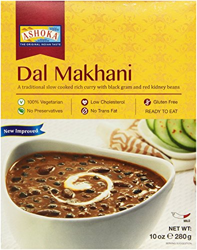 ASHOKA Delhi Dal Makhani Fertiggericht, Schwarze Linsen, 6er Pack (6 x 280 g) von Ashoka