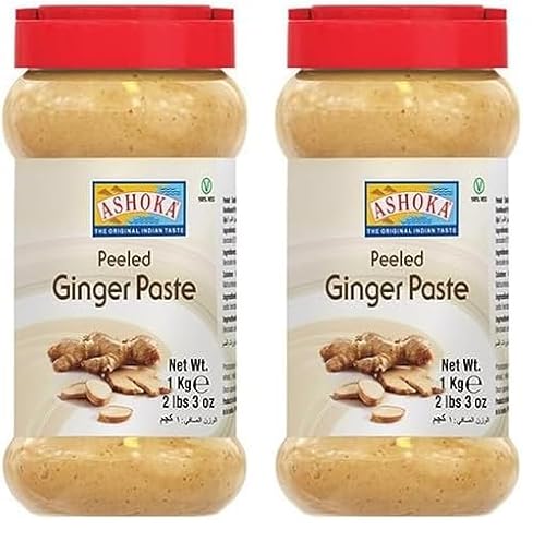 ASHOKA - Geschälte Ingwer Paste - (1 X 1 KG) (Packung mit 2) von Ashoka