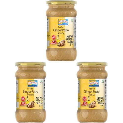 ASHOKA - Ingwer Paste in Öl - (1 X 300 GR) (Packung mit 3) von Ashoka