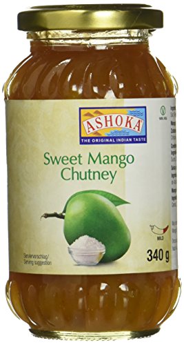 Ashoka Mango Chutney, original, 3er Pack (3 x 340 g) von Ashoka