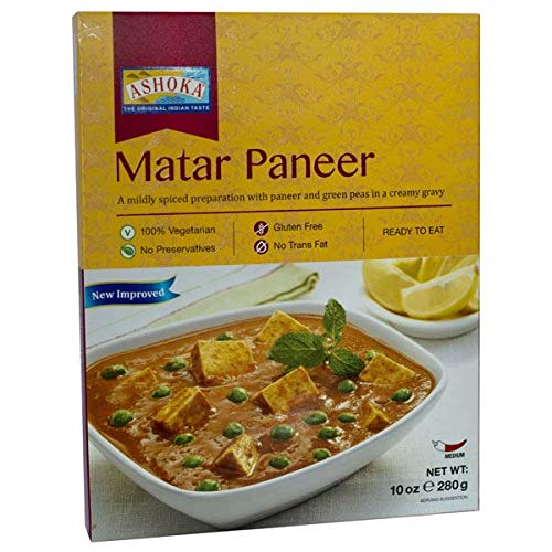 Ashoka Fertigmahlzeiten - Matar Paneer - 280 g x 10 von Ashoka