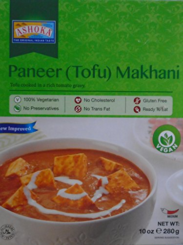 Ashoka Paneer (Tofu) Makhani 280 g (10 Stück) Vegan von Ashoka