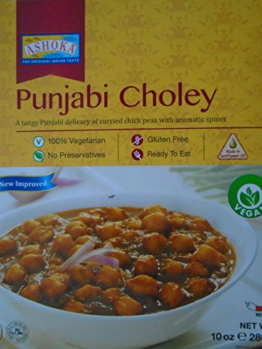 Ashoka Ready Meals Punjabi Choley 280 g (10 Stück) VEGAN von Ashoka
