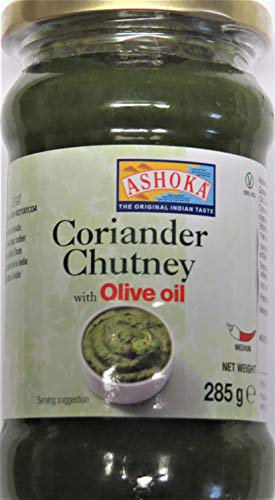 Koriander Chutney mit Olivenöl 285g Ashoka- von Ashoka