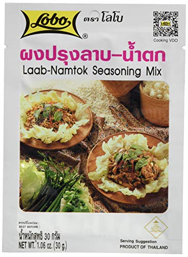 LOBO - Gewürzmischung Laab Namtok, 12er pack (12 X 30 GR) von Asia-In