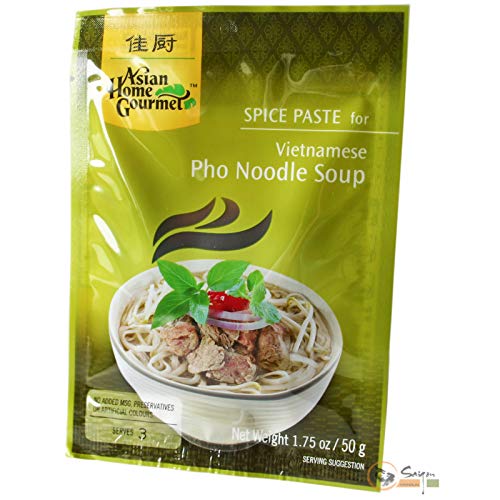 12x50g Asian Home Gourmet Würzpaste für Pho Suppen Brühe von Asian Home Gourmet