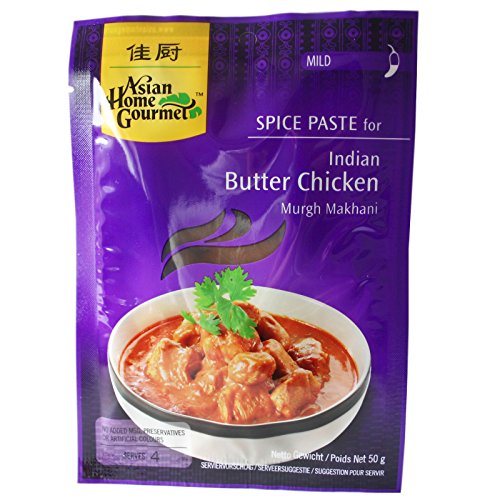 6x50g AHG Würzpaste für Butter Chicken von Asian Home Gourmet