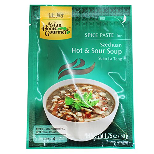 6x50g AHG Würzpaste für Szechuan pikant-saure Suppe Pekingsuppe von Asian Home Gourmet