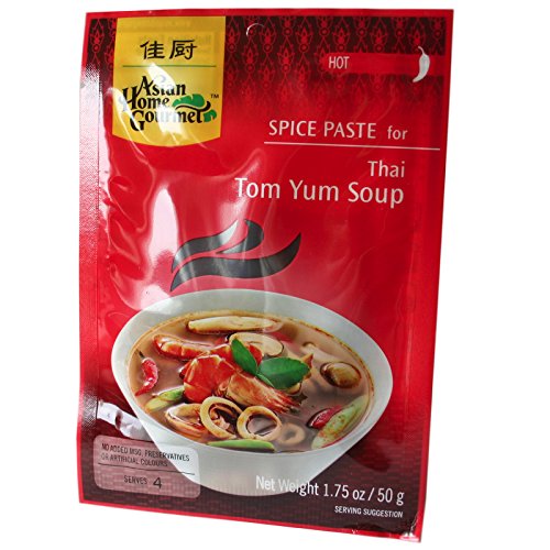 6x50g AHG Würzpaste für Tom Yum Suppe von Asian Home Gourmet