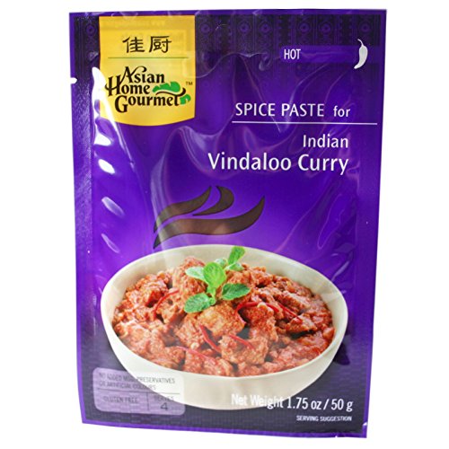 6x50g AHG Würzpaste für indisches Vindaloo Curry von Asian Home Gourmet