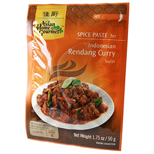 6x50g AHG Würzpaste für indonesisches Rendang Currygericht 6x50g AHG Würzpaste für indonesisches Rendang Currygericht von Asian Home Gourmet