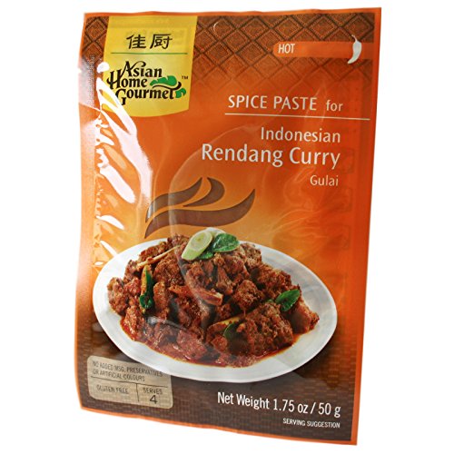 6x50g AHG Würzpaste für indonesisches Rendang Currygericht von Asian Home Gourmet