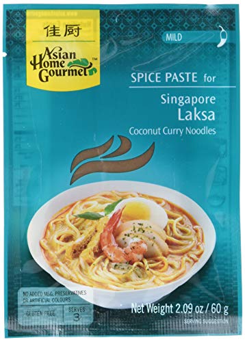 AHG Würzpaste Singapore Laksa 60g, 12er Pack (12 x 60 g) von Asian Home Gourmet