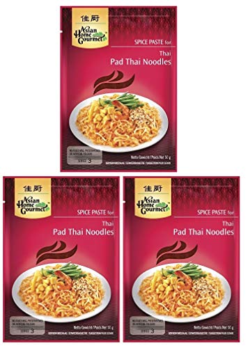 [ 3x 50g ] 3er Pack - ASIAN HOME GOURMET Würzpaste für Pad Thai Nudeln von Asian Home Gourmet