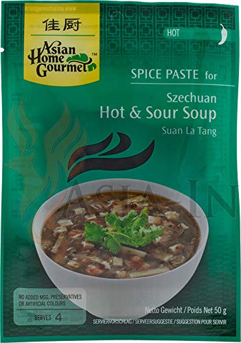 Asian Home Gourmet Szechuan Pikant & Sauere Suppenpaste 50g von Asian Home Gourmet
