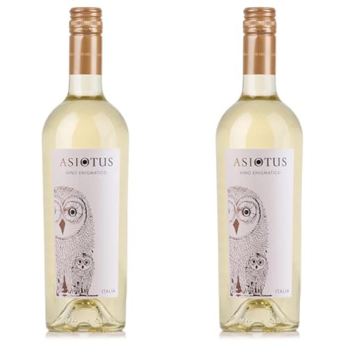Asio Otus Bianco Vino varietale d'Italia halbtrocken (1 x 0.75 l) (Packung mit 2) von Asio Otus