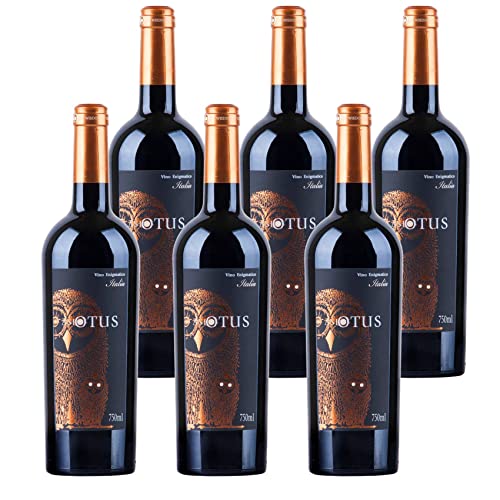 Asio Otus Rosso Vino Varietale Rotwein Wein lieblich Italien (6 Flaschen) von Asio Otus
