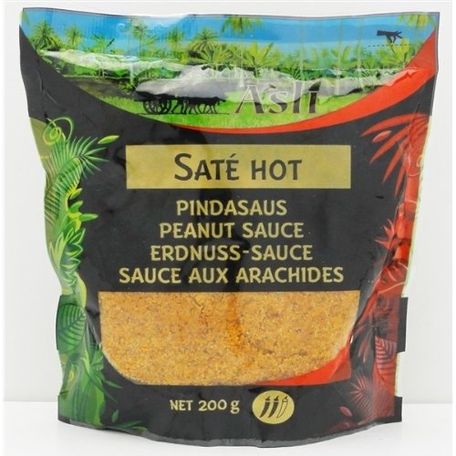 Asli Sate hot Boemboe Erdnusssauce Satay Sauce scharf 200g von Asli