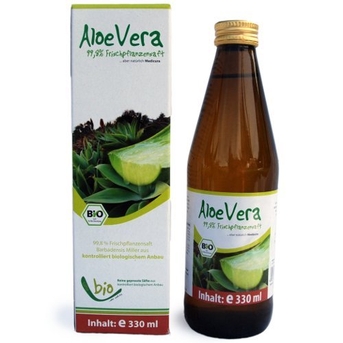 Bio Aloe Vera Saft - 330 ml Glasflasche, 330ml Bio Aloe Vera Saft - 330 ml Glasflasche, 330ml von Aspermuehle