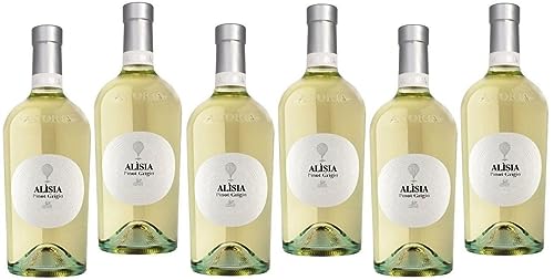 Alìsia Pinot Grigio IGT Astoria Italienischer Weißwein (6 flaschen 75 cl.) von Astoria