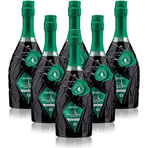 Gaggiandre Prosecco DOC Treviso biologico Astoria Italienischer Sekt (6 flaschen 75 cl.) von Astoria