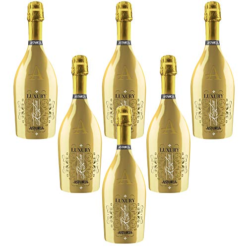 Sekt Spumante Cuvée LUXURY GOLD dry Astoria Italienischer Sekt (6 flaschen 75 cl.) von Astoria