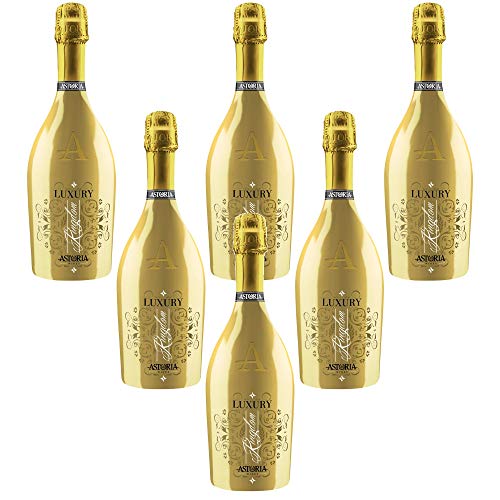 Sekt Spumante Cuvée LUXURY GOLD dry Astoria Italienischer Sekt (6 flaschen 75 cl.) von Astoria