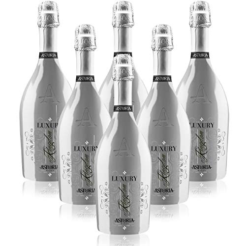 Sekt Spumante Cuvée LUXURY SILVER dry Astoria Italienischer Sekt (6 flaschen 75 cl.) von Astoria